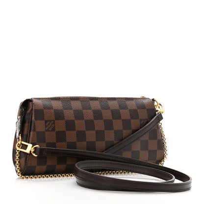 Louis Vuitton Damier Ebene Eva Clutch 3 of 9