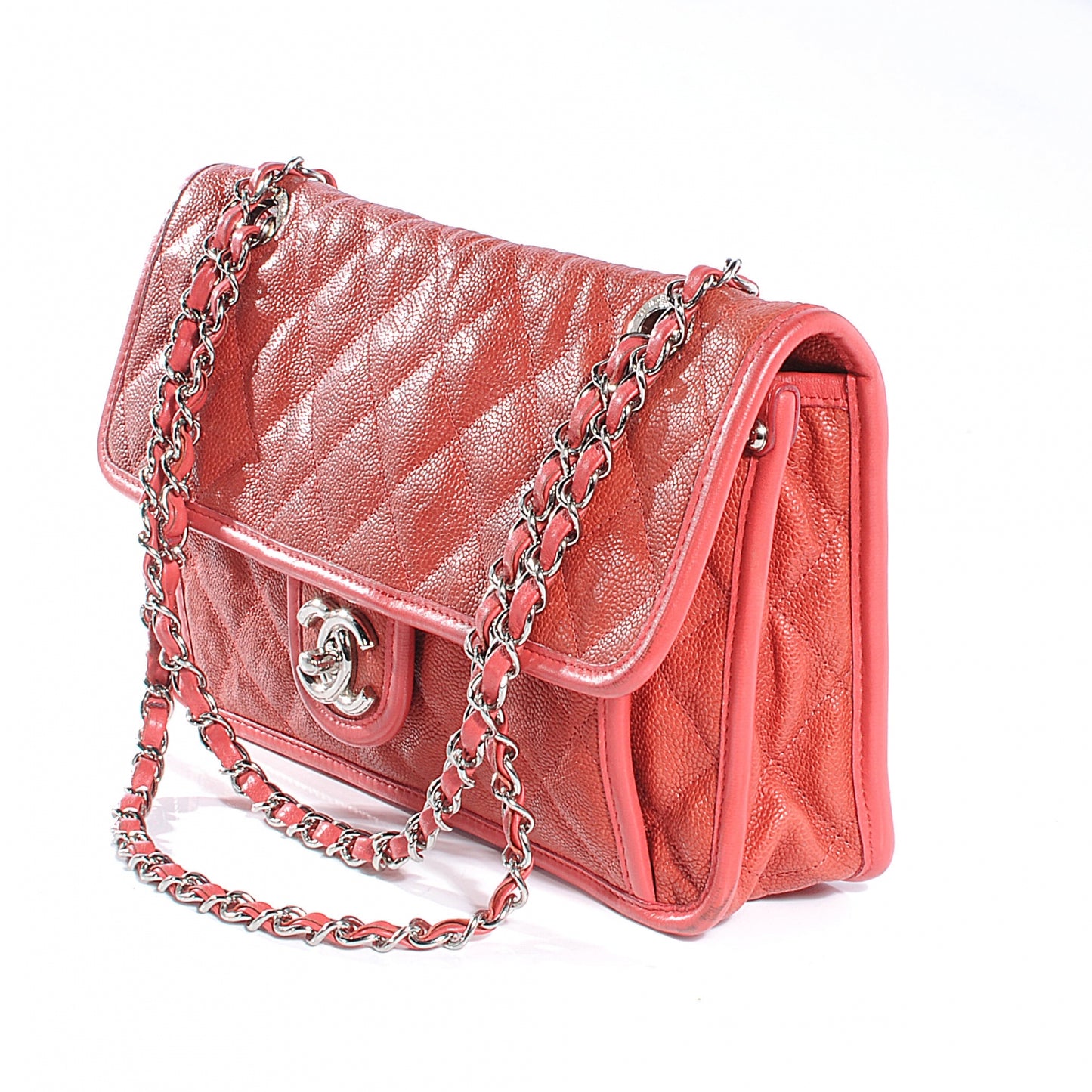 Caviar French Riviera Flap Red