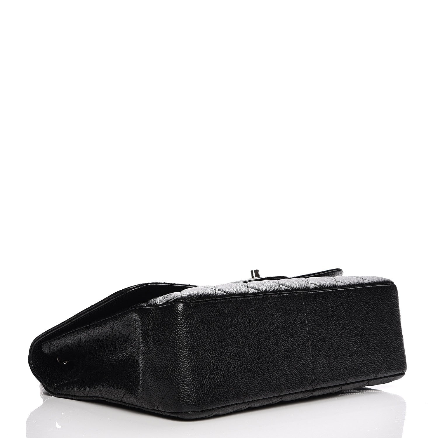Chanel Caviar Quilted Jumbo Single Flap Black 4 of 7