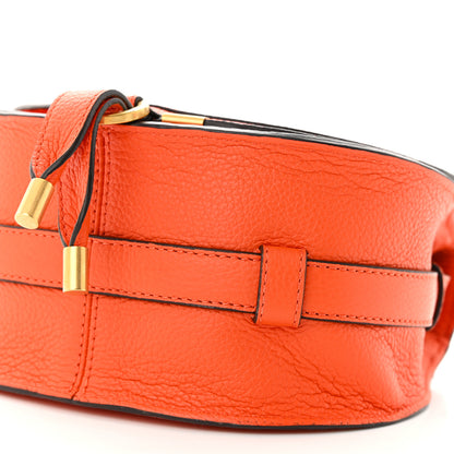 Chloe Grained Calfskin Small Marcie Saddle Bag Rusted Orange 10 of 11