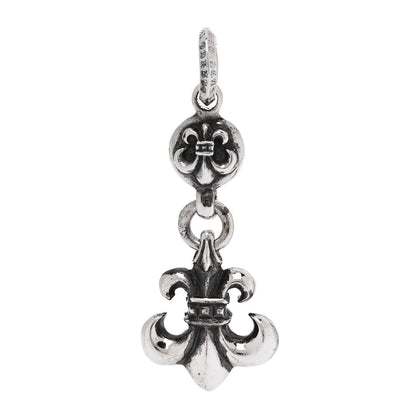 Chrome Hearts Sterling Silver Ball BS Fleur de Lis Pendant 1 of 5