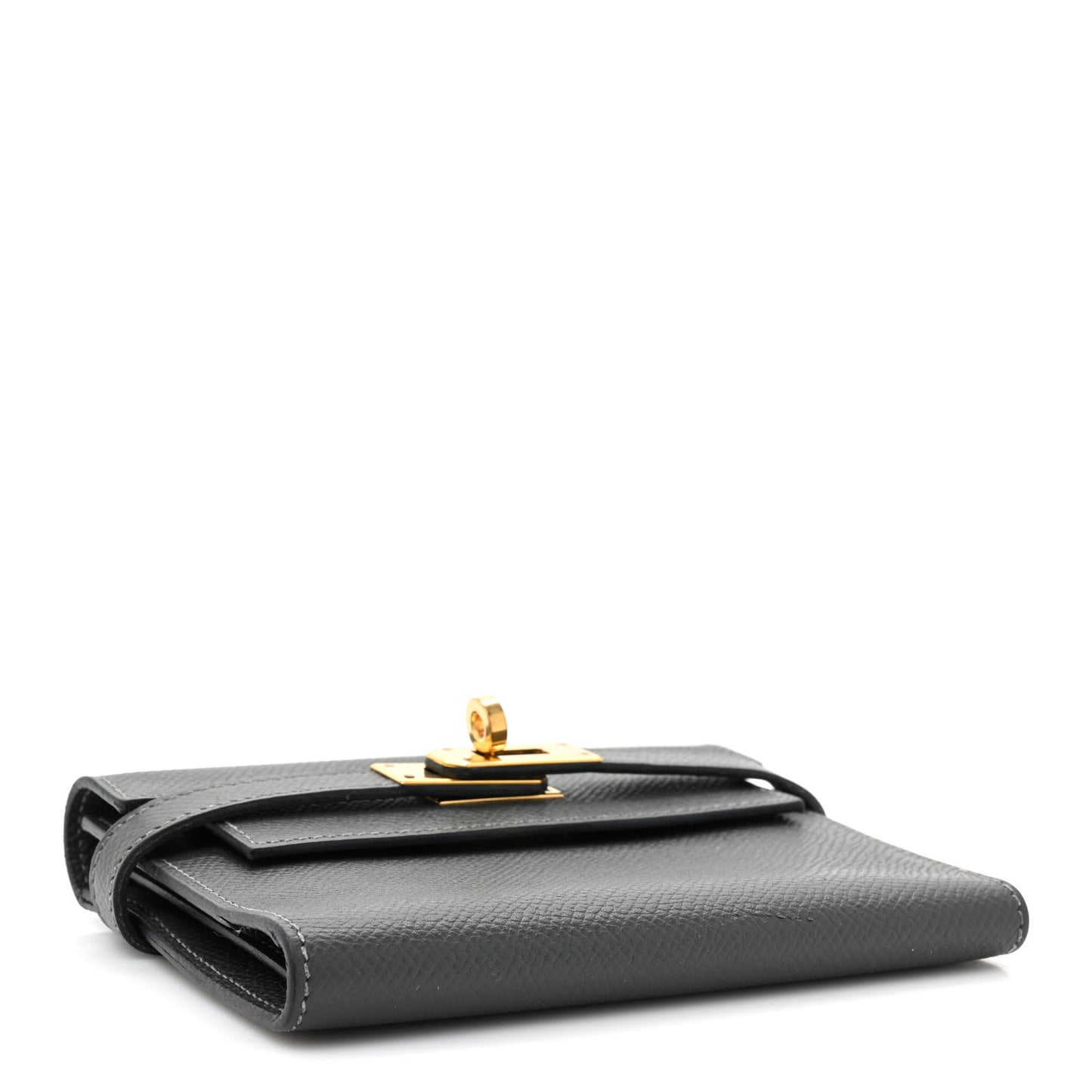 Courchevel Kelly Compact Wallet Graphite