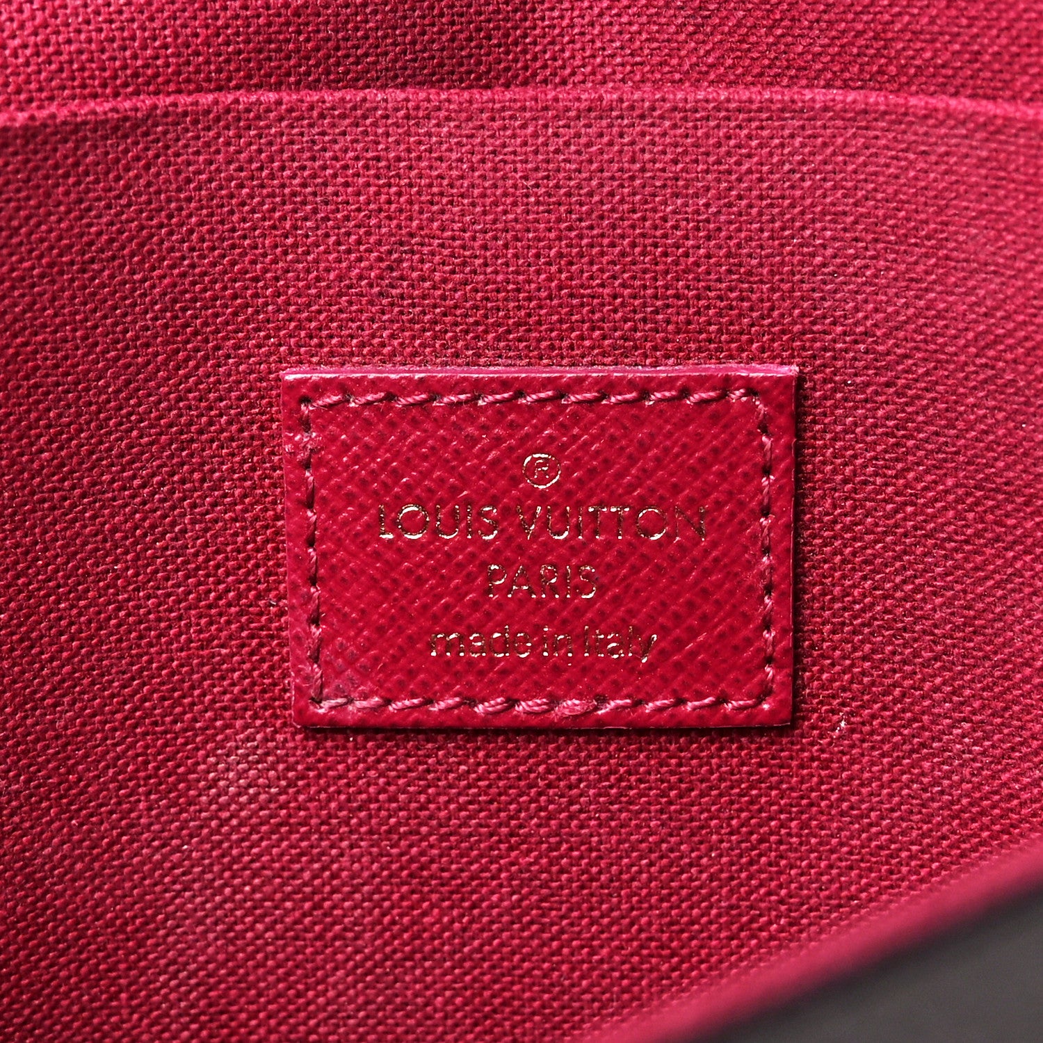 Louis Vuitton Monogram Pochette Felicie Chain Wallet Fuchsia 5 of 10