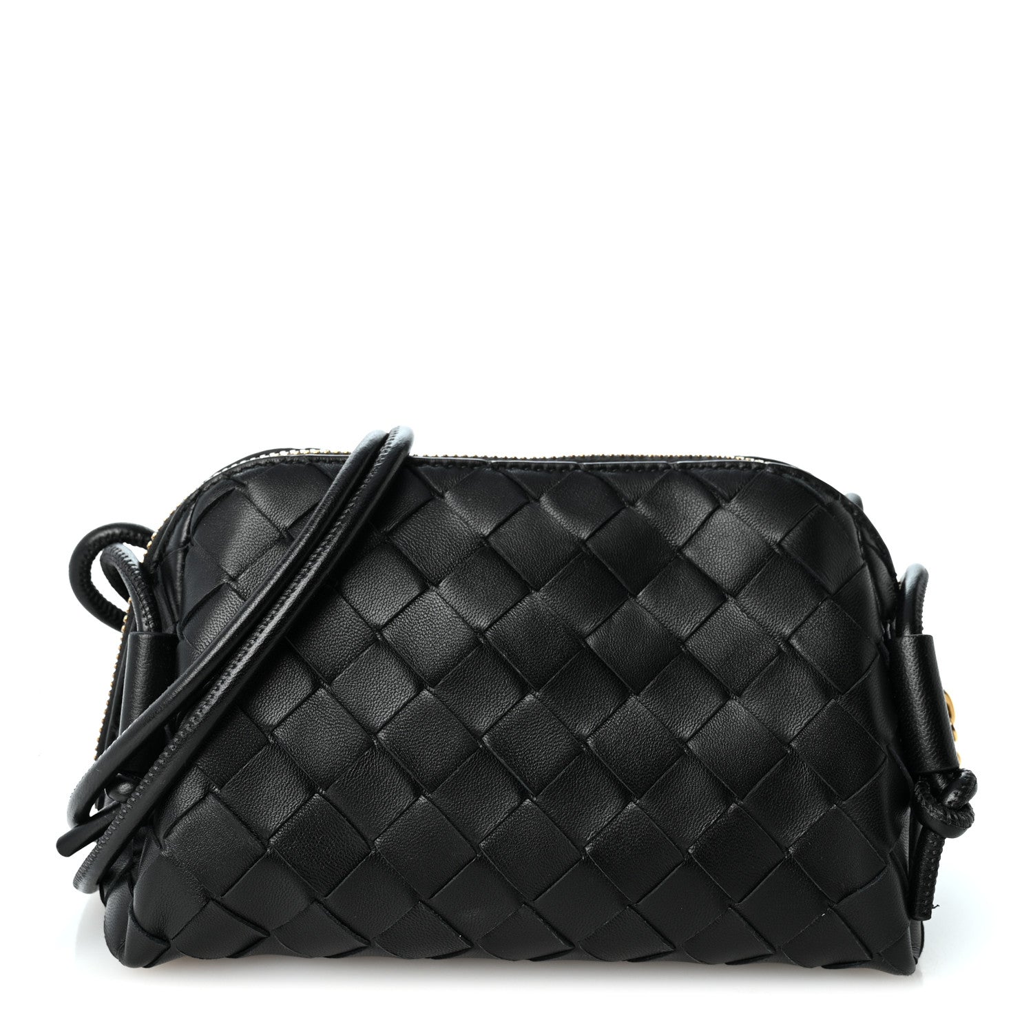 Bottega Veneta Nappa Intrecciato Concert Pouch Black 1 of 8