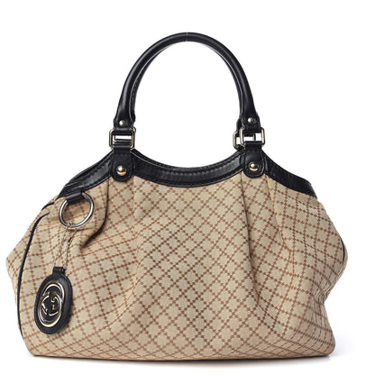 Gucci Diamante Medium Sukey Tote Black 1 of 17