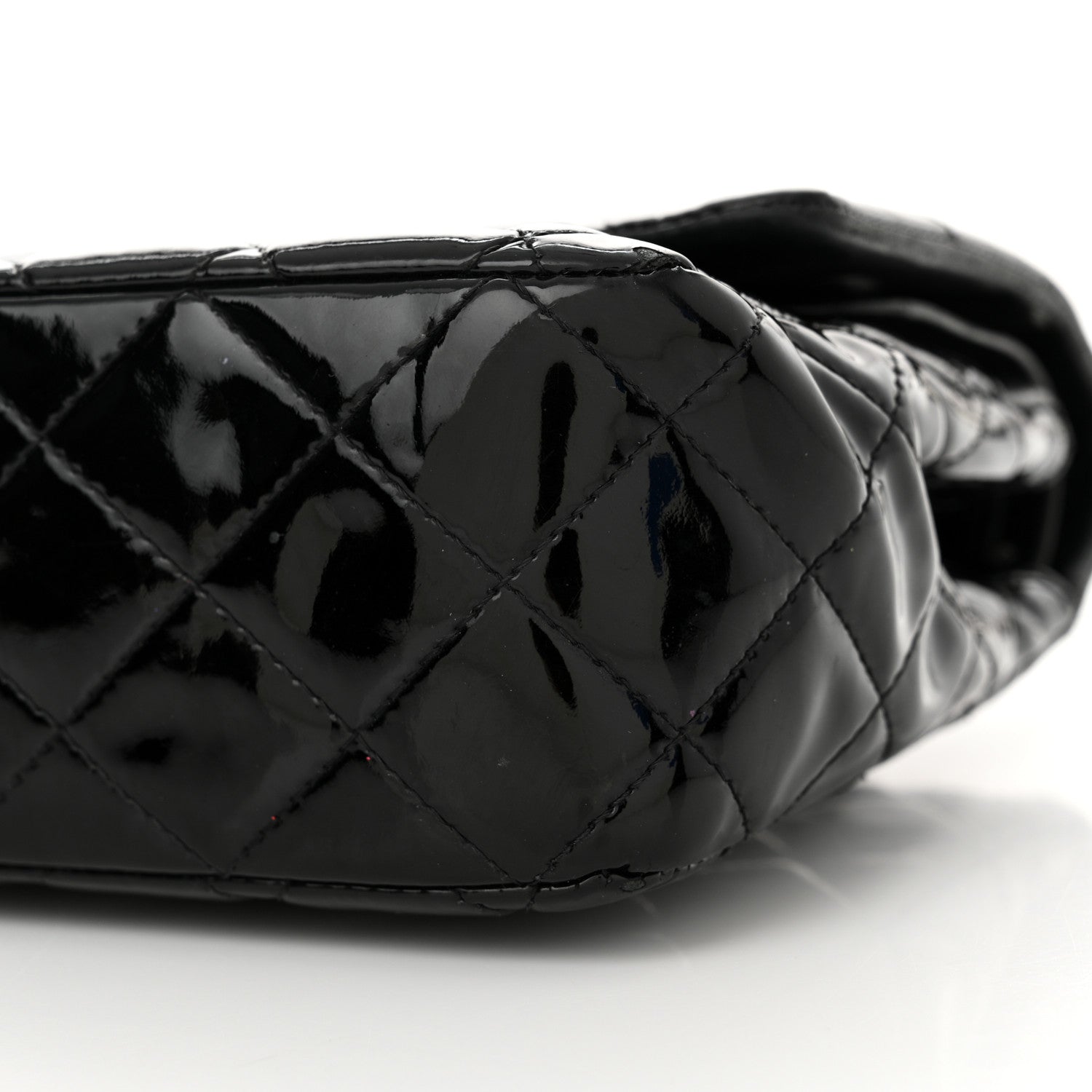 Chanel Patent Quilted Medium Double Flap Black 10 of 20