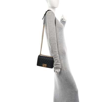 Chanel Calfskin Quilted Small Boy Flap Black 2 of 10