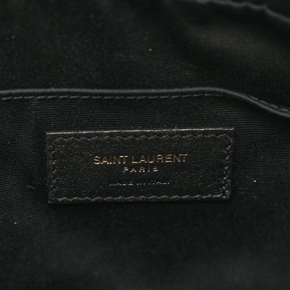 Saint Laurent Calfskin Matelasse Monogram Lou Camera Bag Dark Beige 7 of 10