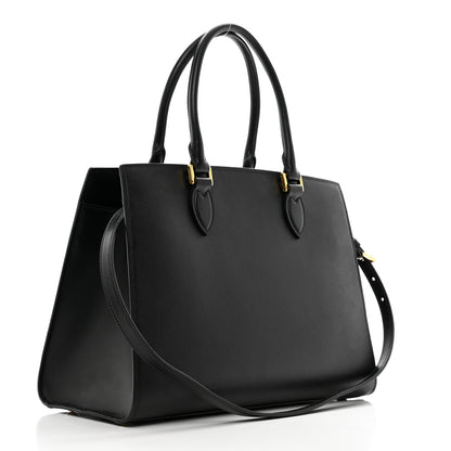 Prada Saffiano Soft Calfskin Tote Black 3 of 9
