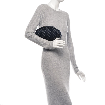 Chanel Caviar Quilted Timeless Clutch Navy 2 of 12