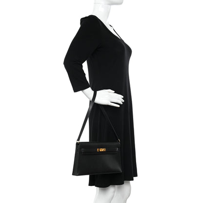 Hermes Chevre Chamkila Kelly Elan Black 2 of 11