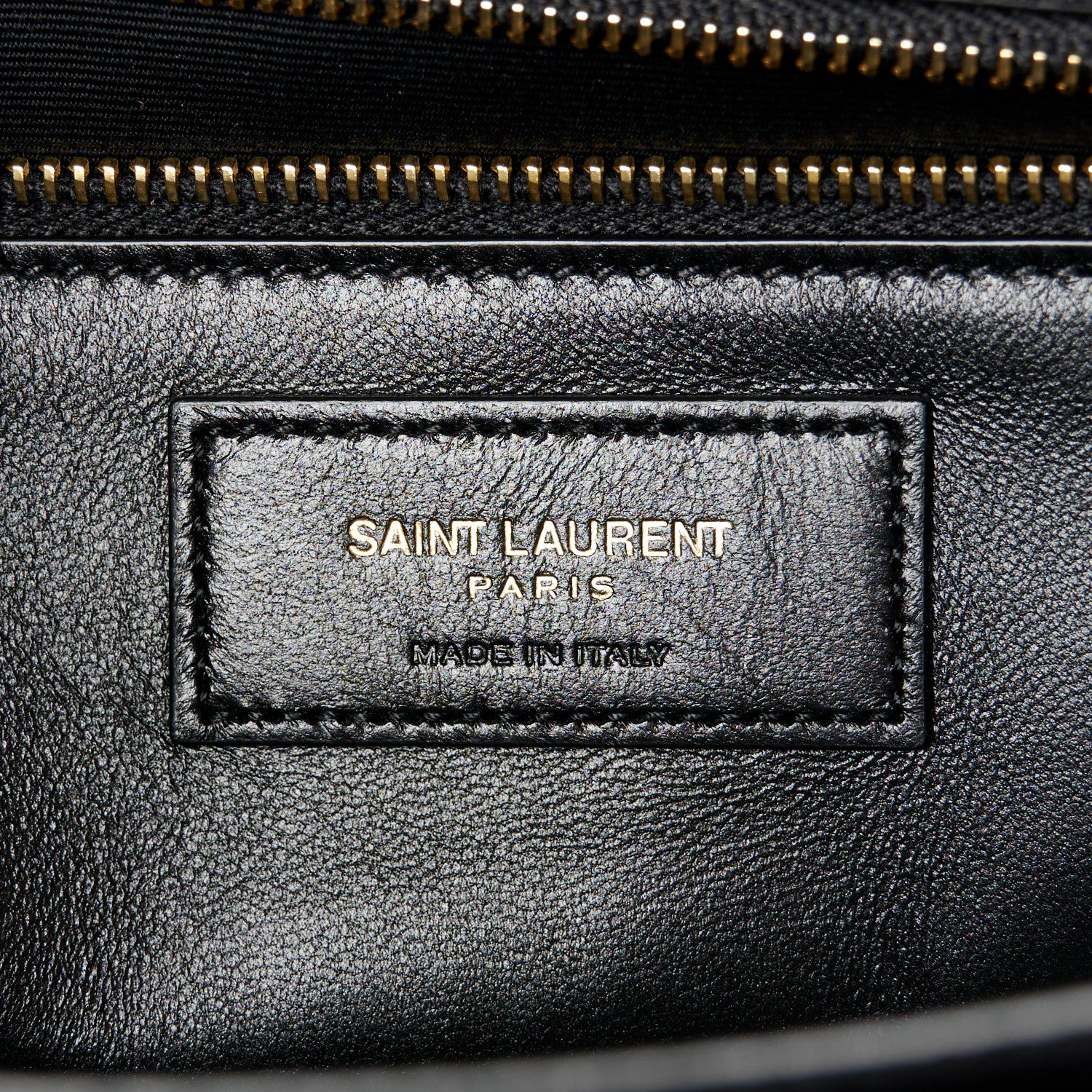 Saint Laurent Lambskin Carre Quilted Le Maillon Satchel Black 6 of 11