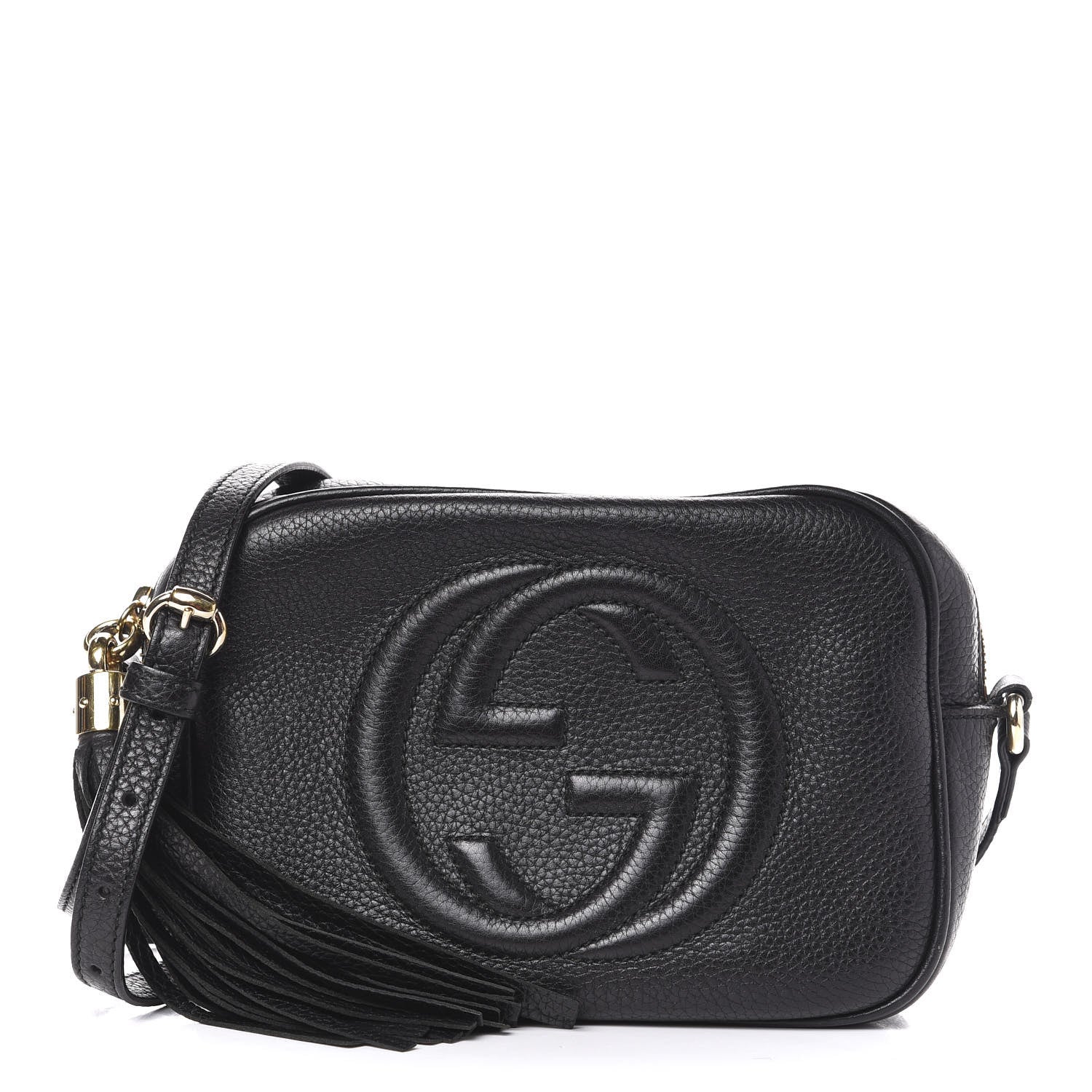 Gucci Pebbled Calfskin Small Soho Disco Bag Black 1 of 12