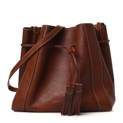 Mulberry Heavy Grain Calfskin Small Millie Tote Oak 2 of 9