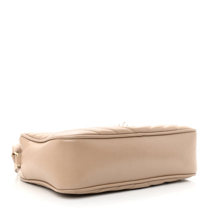Saint Laurent Calfskin Matelasse Monogram Lou Camera Bag Nude Powder 4 of 15