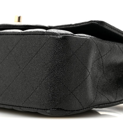 Chanel Caviar Quilted Mini Top Handle Rectangular Flap Black 10 of 14
