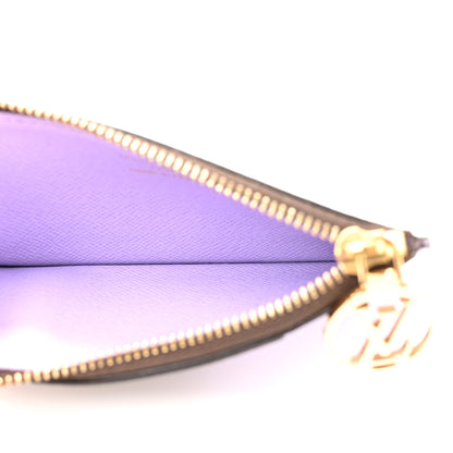 Louis Vuitton Monogram Zipped Romy Card Holder Bubble Tea 5 of 8