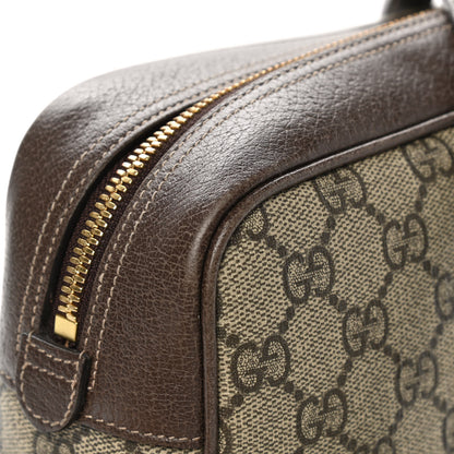 Gucci GG Supreme Monogram Web Small Ophidia Shoulder Bag Brown 13 of 18