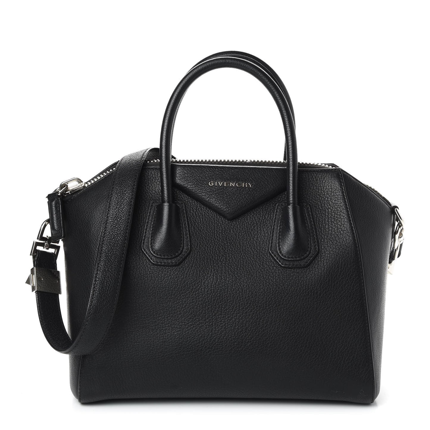 Sugar Goatskin Small Antigona Black