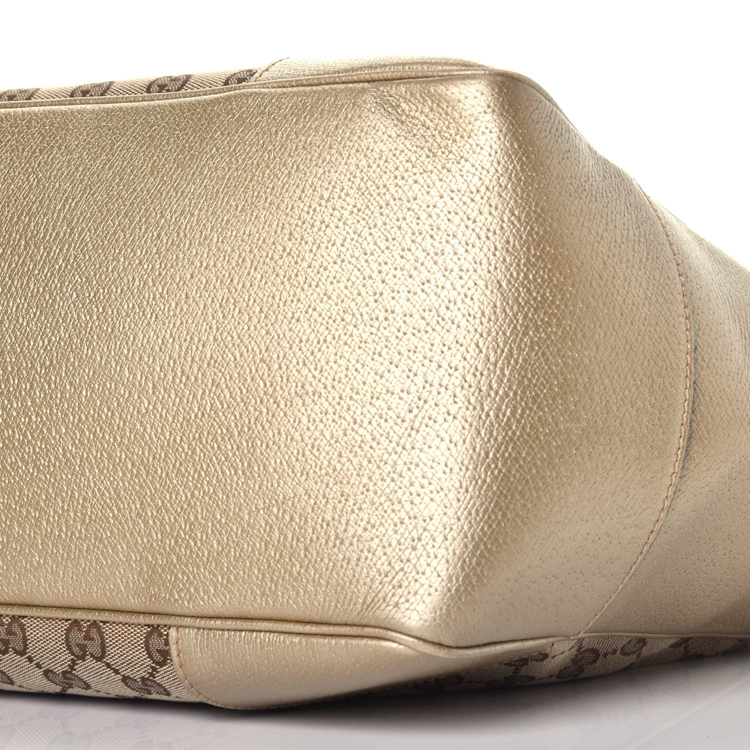 Gucci Monogram Medium Bree Zippered Tote Beige Golden Beige 9 of 9