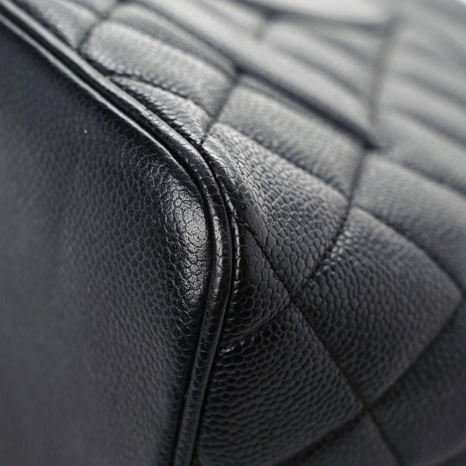 Chanel Caviar Quilted Medallion Tote Black 6 of 12