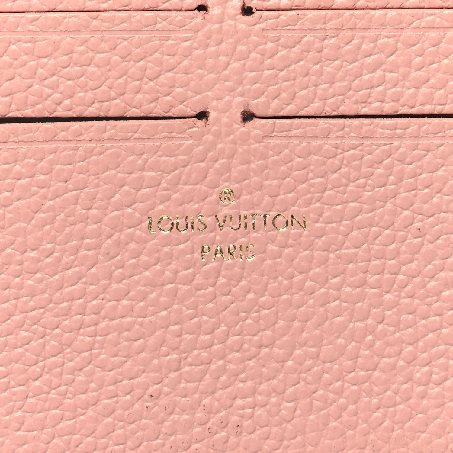 Louis Vuitton Calfskin Felicie Card Holder Insert Rose Ballerine 6 of 9