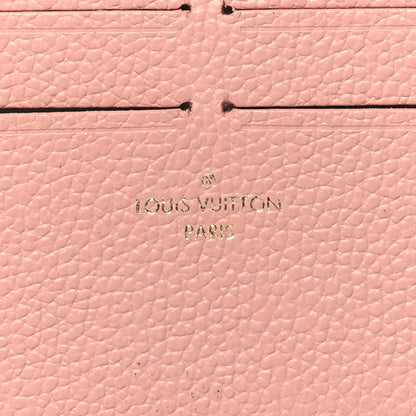 Louis Vuitton Calfskin Felicie Card Holder Insert Rose Ballerine 6 of 9