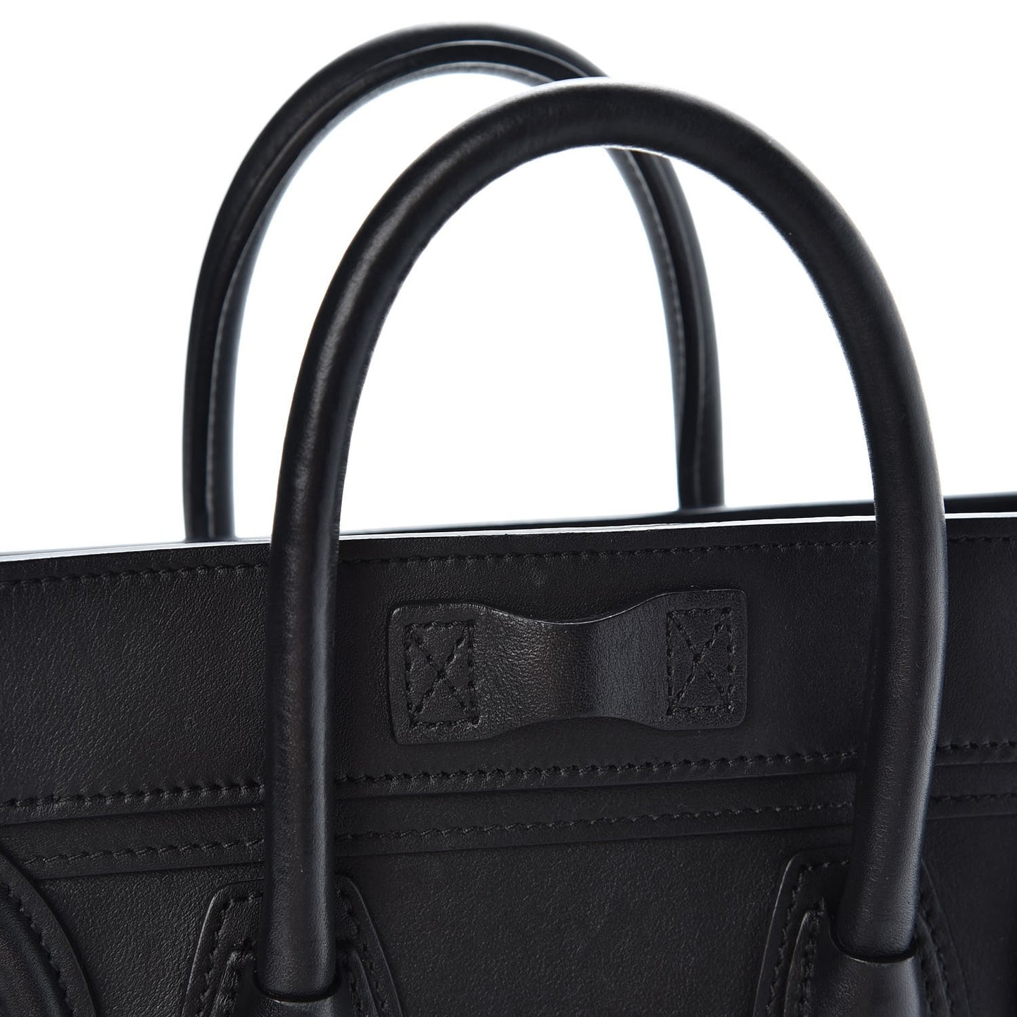 Smooth Calfskin Nano Luggage Black