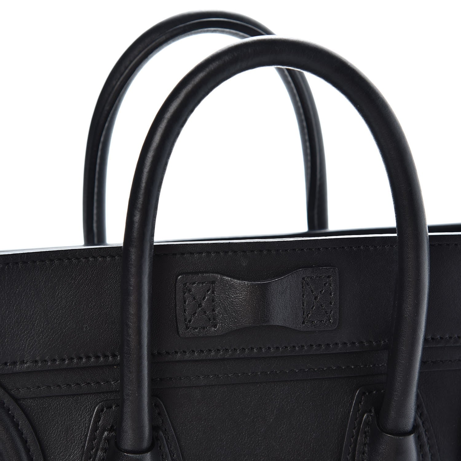 Celine Smooth Calfskin Nano Luggage Black 8 of 8