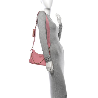 Prada Saffiano Lux Re-Edition 2005 Shoulder Bag Petalo 2 of 11