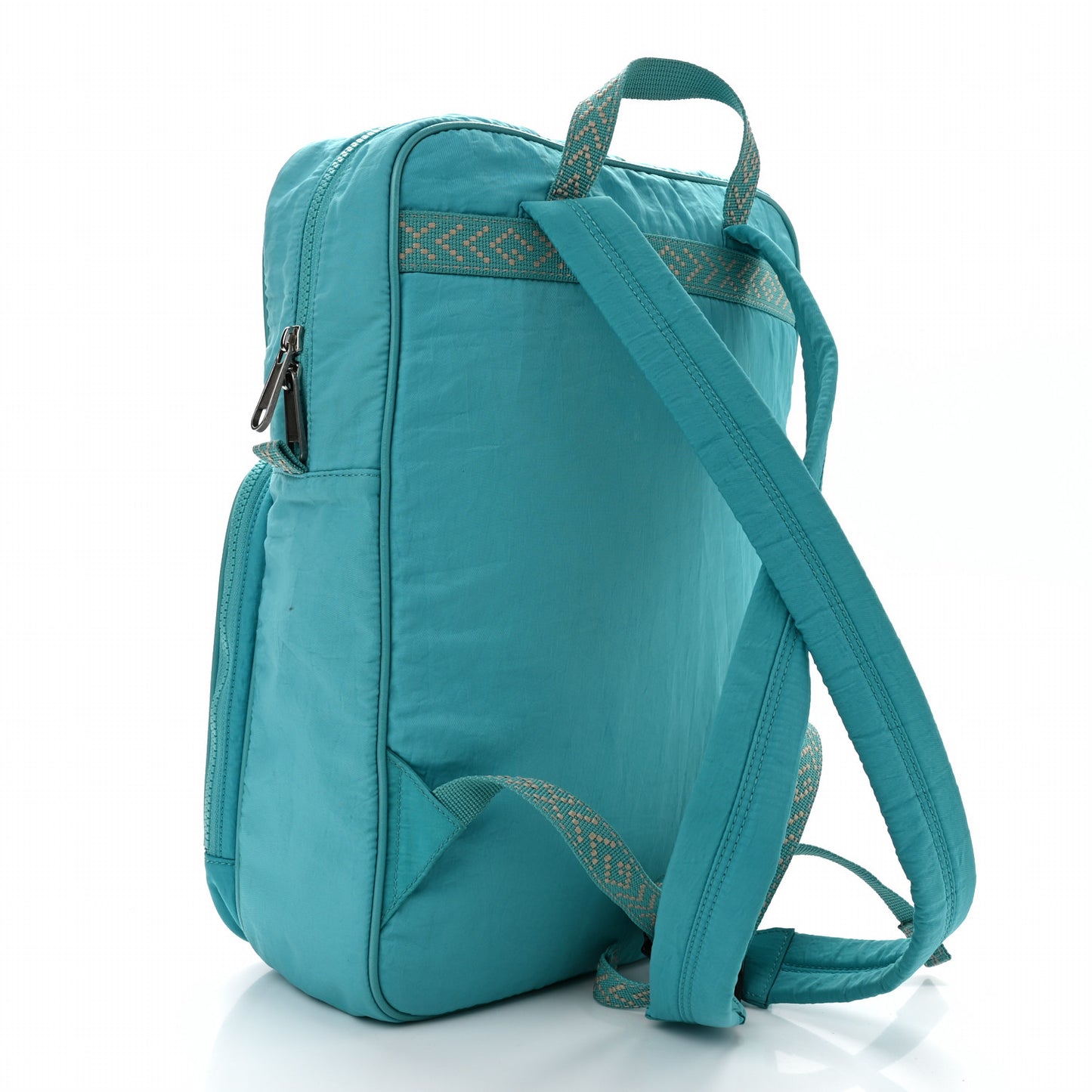 Nylon Twill 80s Logo Patch Backpack Lago