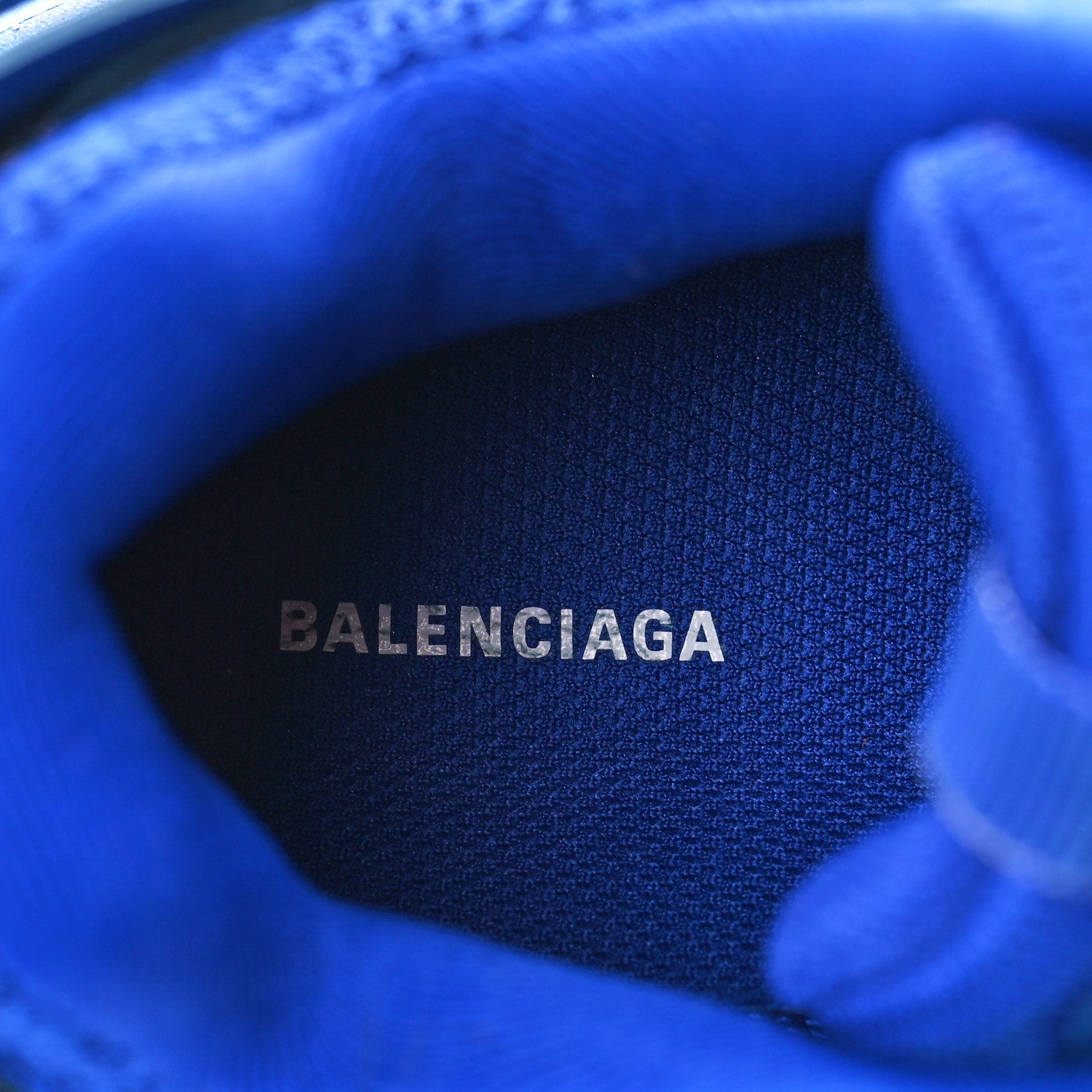 Balenciaga Mesh Nylon Mens Track Sneakers 44 Faded Blue 7 of 8