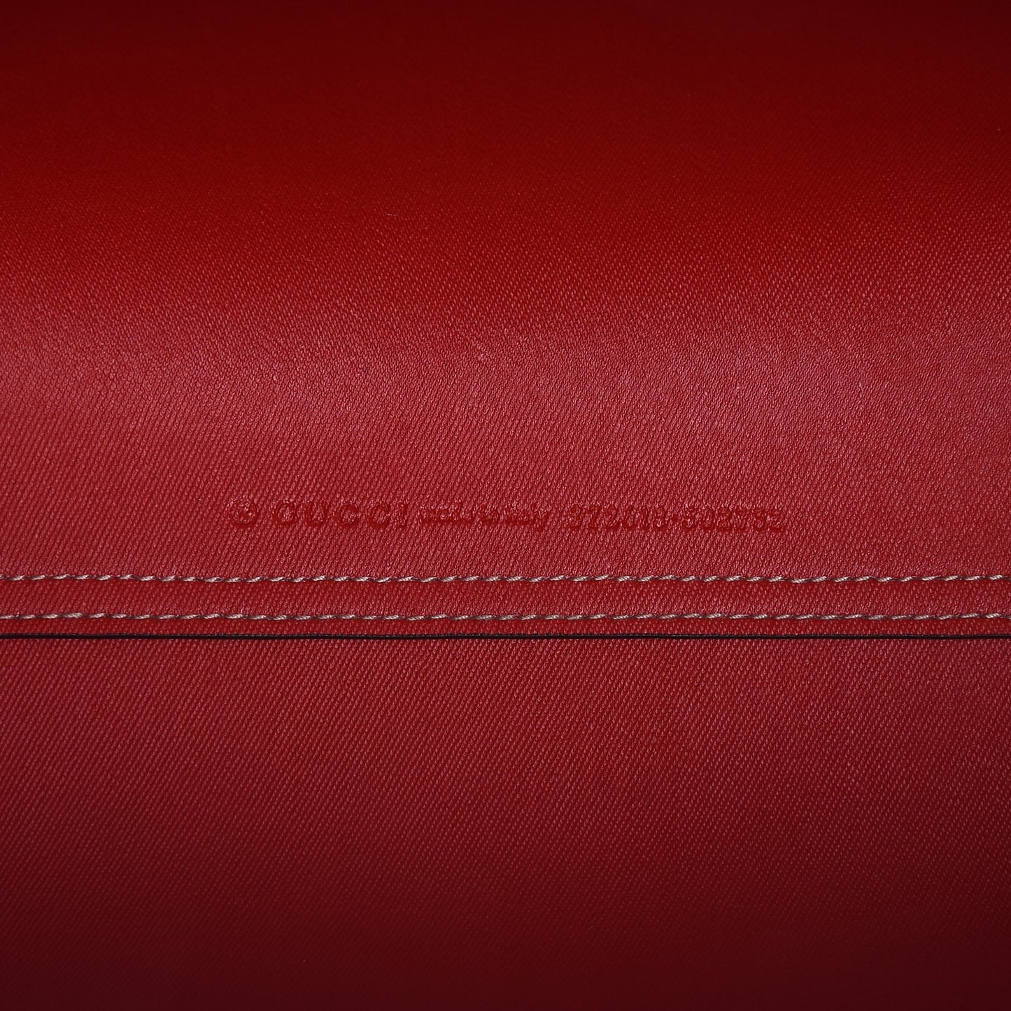 GG Supreme Monogram Small Reversible Tote Beige Red