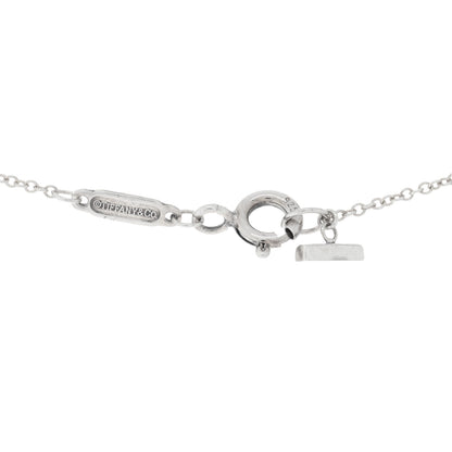 Tiffany Sterling Silver Small T Smile Pendant Necklace 4 of 4