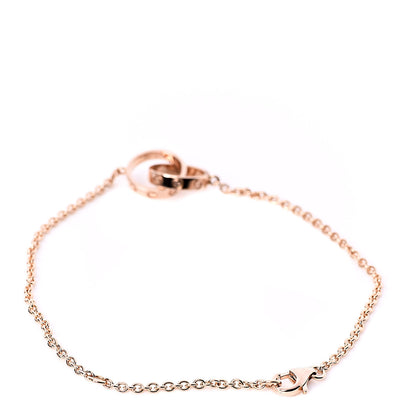 Cartier 18K Pink Gold Interlocking LOVE Bracelet 3 of 4