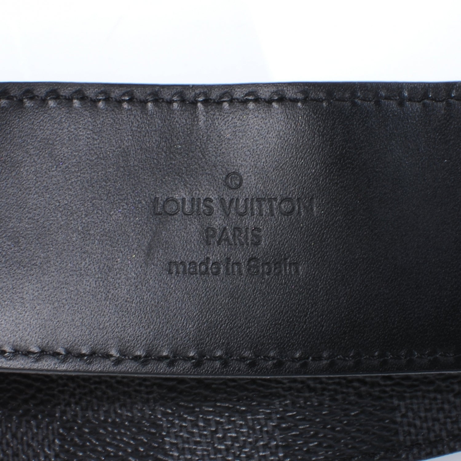 Louis Vuitton Damier Graphite LV Initiales Belt 85 34 5 of 6