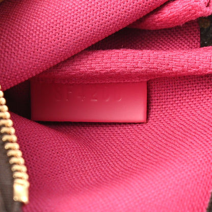 Louis Vuitton Monogram 2020 Christmas Animation Roller Coaster Mini Pochette Accessories Pivoine 6 of 8