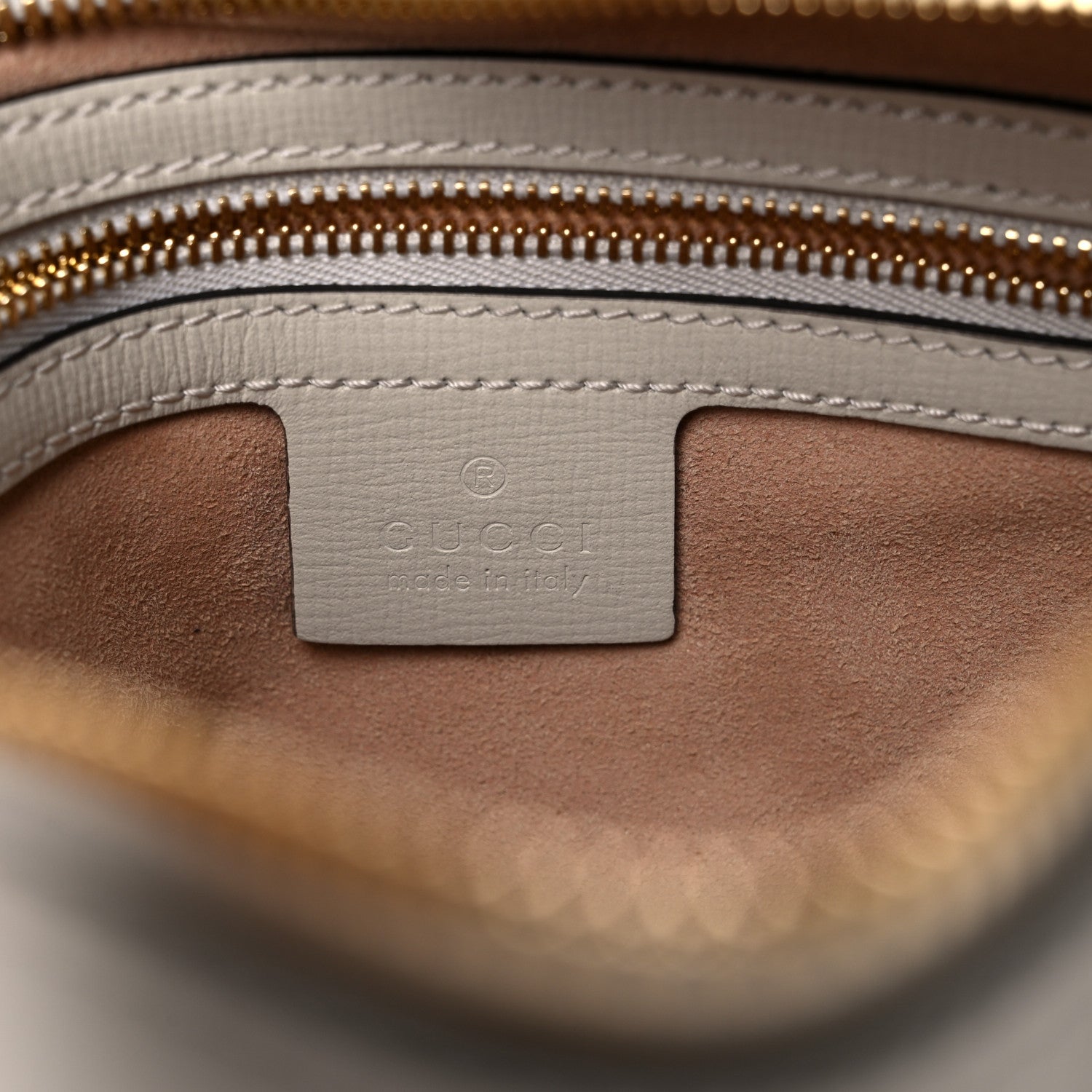 Gucci GG Supreme Monogram Small Horsebit 1955 Shoulder Bag Beige Mystic White 6 of 11