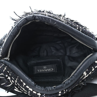 Chanel Nylon Tweed Coco Neige Belt Bag Black 4 of 4