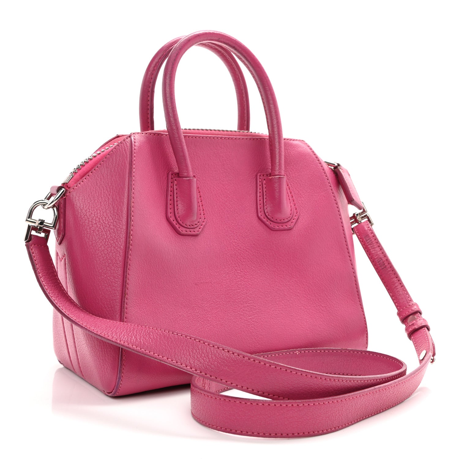 Givenchy Sugar Goatskin Mini Antigona Magenta 3 of 16