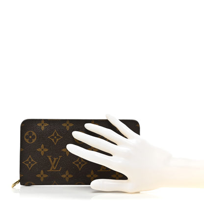 Louis Vuitton Monogram Porte-Monnaie Zippy Wallet 2 of 16
