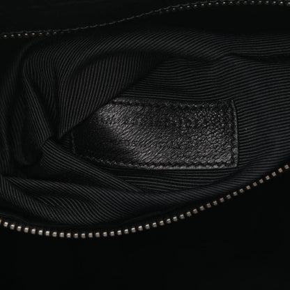 Saint Laurent Calfskin Crocodile Embossed Small Sac de Jour Black 7 of 11