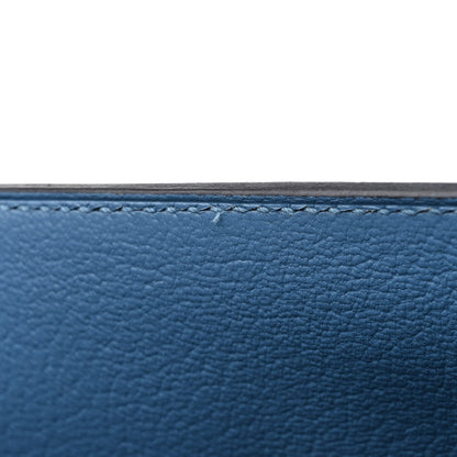 Hermes Togo Kelly Retourne 32 Azur 12 of 15