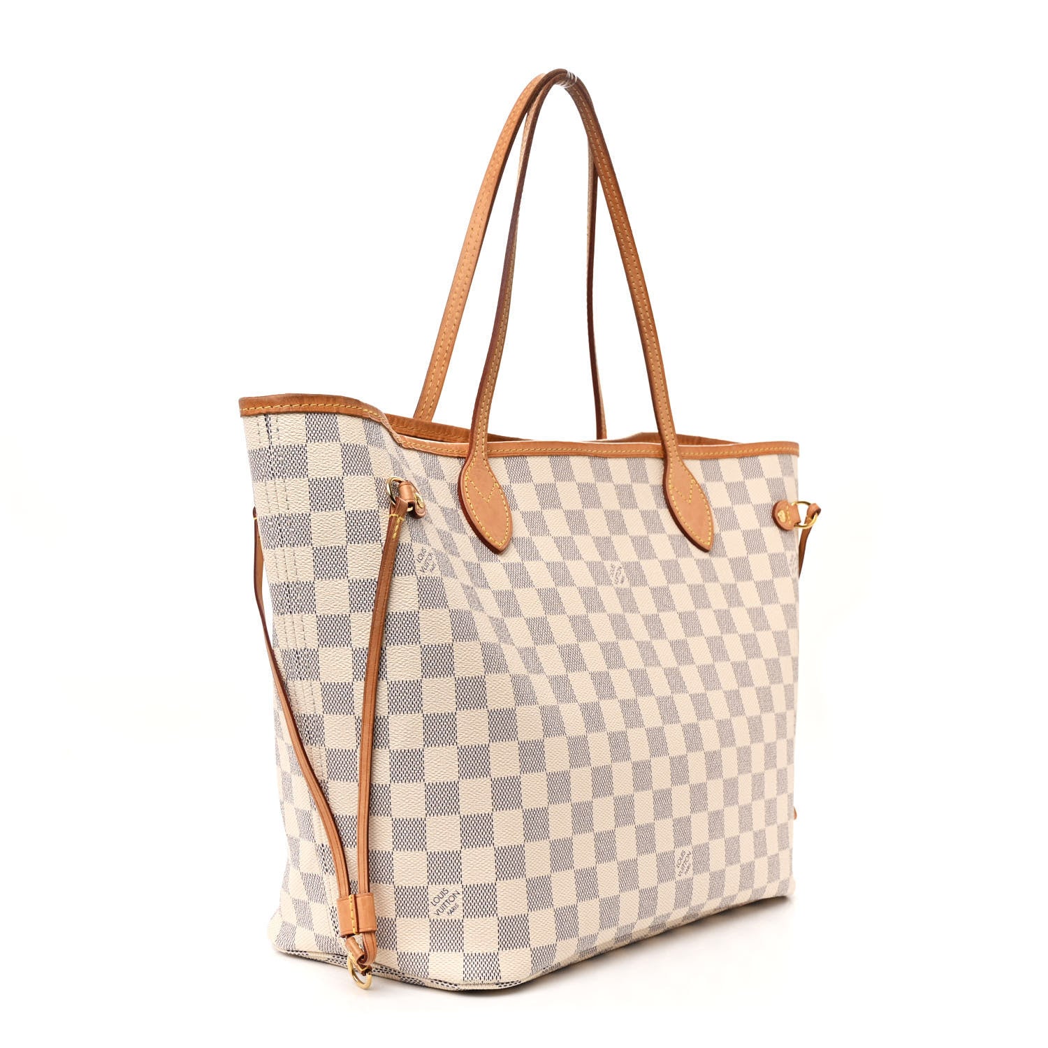 Louis Vuitton Damier Azur Neo Neverfull MM Rose Ballerine 4 of 14