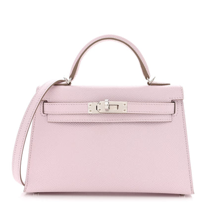 Hermes Epsom Mini Kelly Sellier 20 Mauve Pale 1 of 11