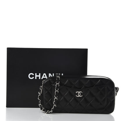 Chanel Lambskin Quilted Timeless Camera Case Black 11 of 11