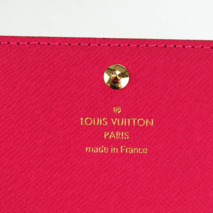 Louis Vuitton Monogram 2015 Christmas Animation Sarah Wallet Hibiscus 5 of 7