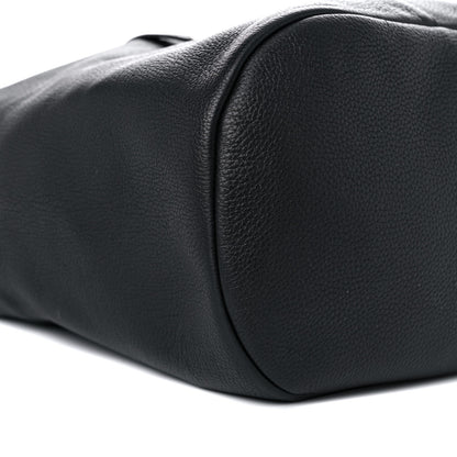 Salvatore Ferragamo Calfskin Shoulder Bag Black 6 of 12