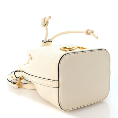 Valentino Garavani Nappa Mini VLogo Signature Bucket Bag Light Ivory 4 of 9