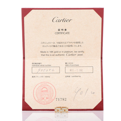 Cartier 18K Yellow Gold Diamond Maillon Panthere Ring 50 5.25 6 of 6